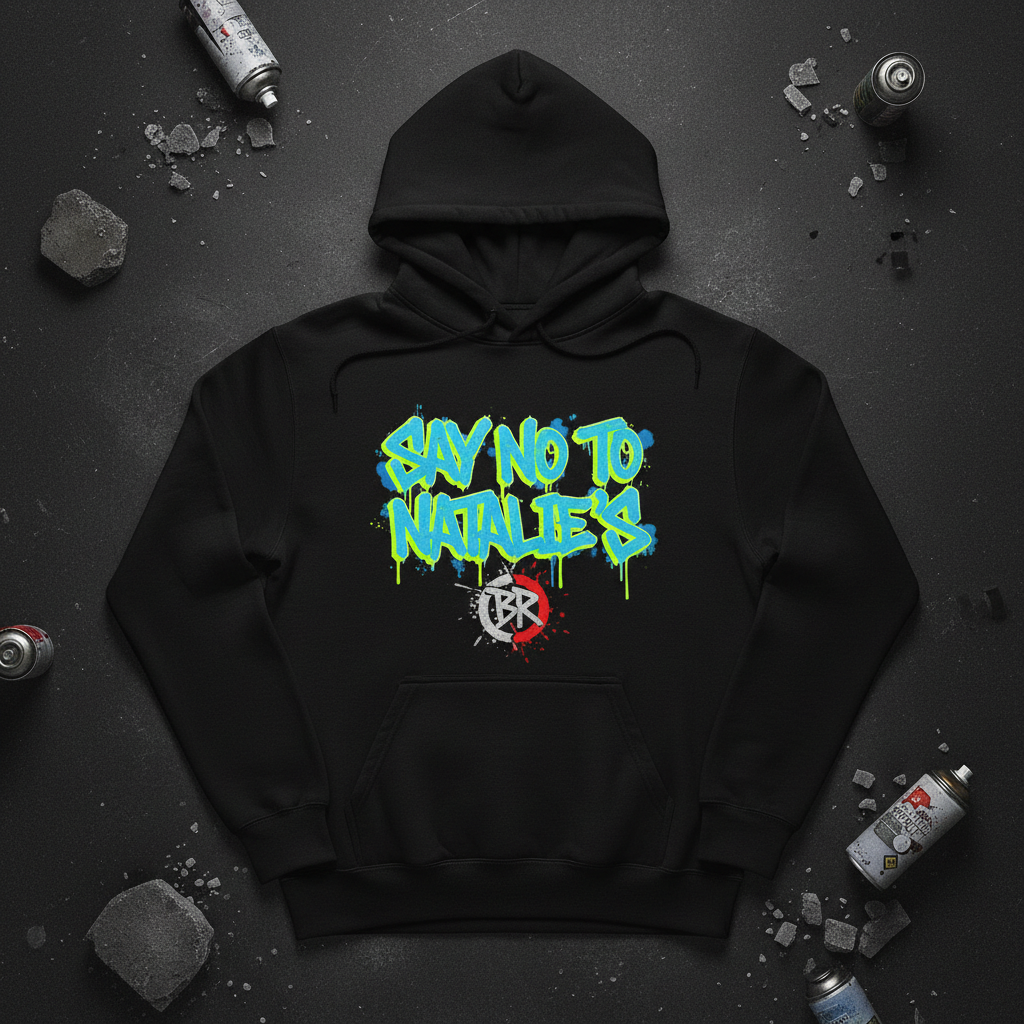 Say No To Natalies Black Hoodie